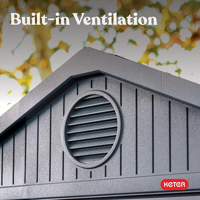 Keter Outdoor Storage Tool Shed, - Image 9