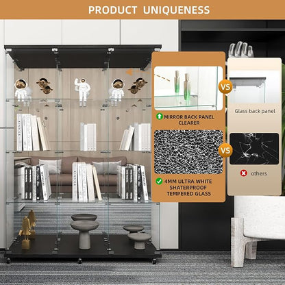 Beauty4U Glass Display Cabinet - Image 4