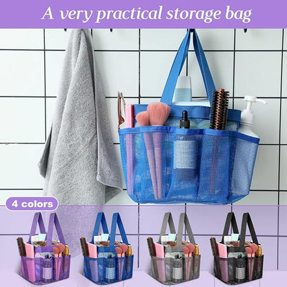 Hillban 4 Pcs Mesh Shower Caddy Portable Shower Caddy - Image 4