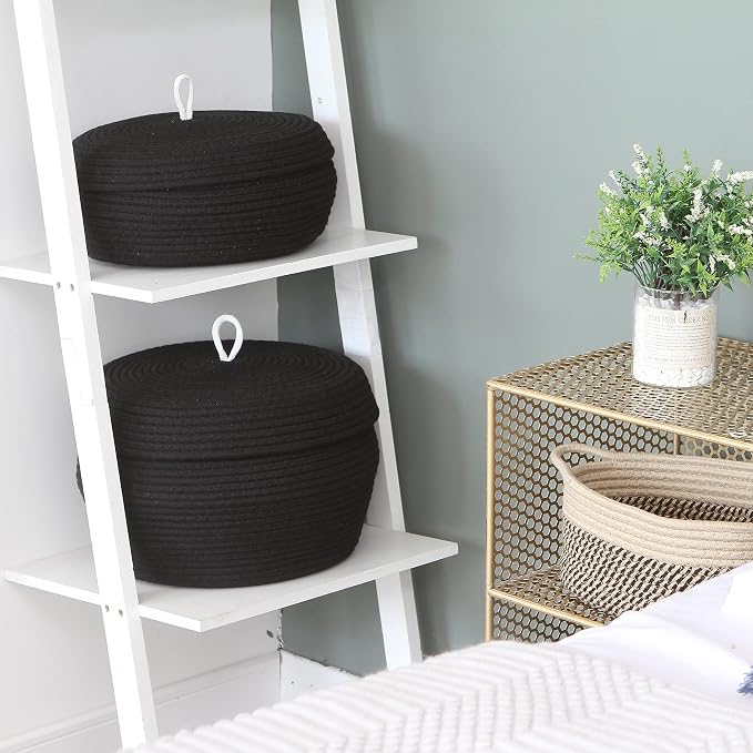 Sea Team Round Cotton Rope Storage Basket - Image 3