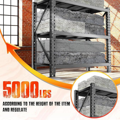 Garage Shelving, 3300 LBS Storage Shelves - Image 3