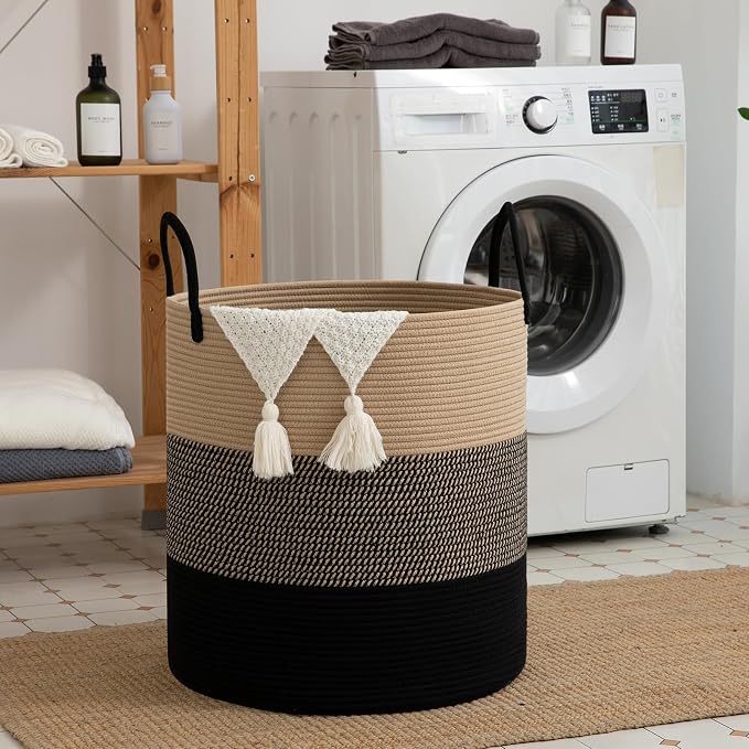 OIAHOMY 100L Laundry Hamper, Dirty Clothes Hamper - Image 2