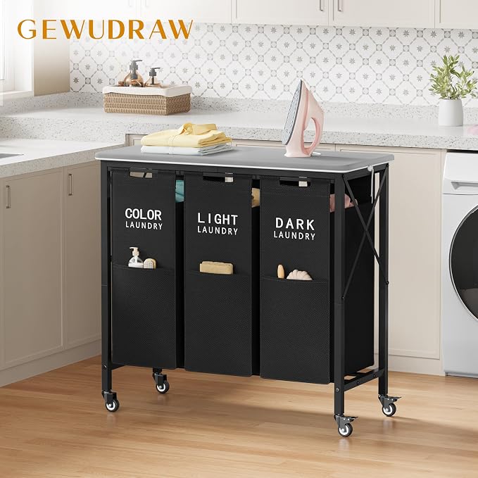 Gewudraw 3 Section Laundry Sorter - Image 7