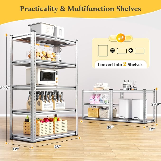 REIBII Heavy Duty Garage Shelving - Image 3