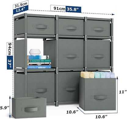 Mavivegue 9 Cube Storage Organizer, Closet Organizers and Storage, Cube Storage - Image 3