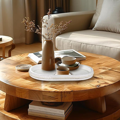 MAONAME Wood Serving Tray, Farmhouse Wooden Tray - Image 6