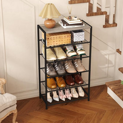 HOMEFORT 6 Tiers Shoe Rack Organizer, Shoe Rack - Image 4
