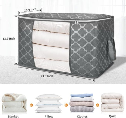 90 L Large Storage Bag Clothes Storage Organizer - Image 2