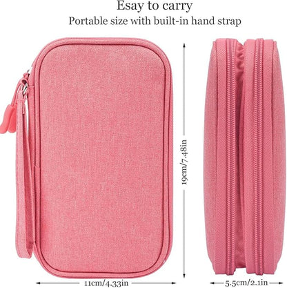 CAOODKDK Electronic Organizer Travel USB Cable Accessories Bag/Case, Waterproof - Image 3