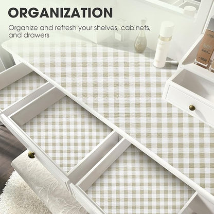 Drawer and Shelf Liner, Non-Slip Kitchen Cabinet Liners Non-Adhesive Thick - Image 6