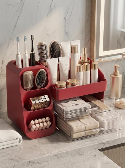 Booklov Makeup Organizer for Vanity, Large Capacity Cosmetic Display Case - Image 4