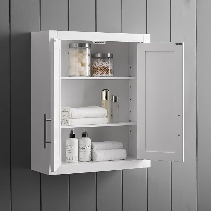 Crosley Furniture Savannah Wall Mounted Bathroom Storage Medicine Cabinet - Image 2