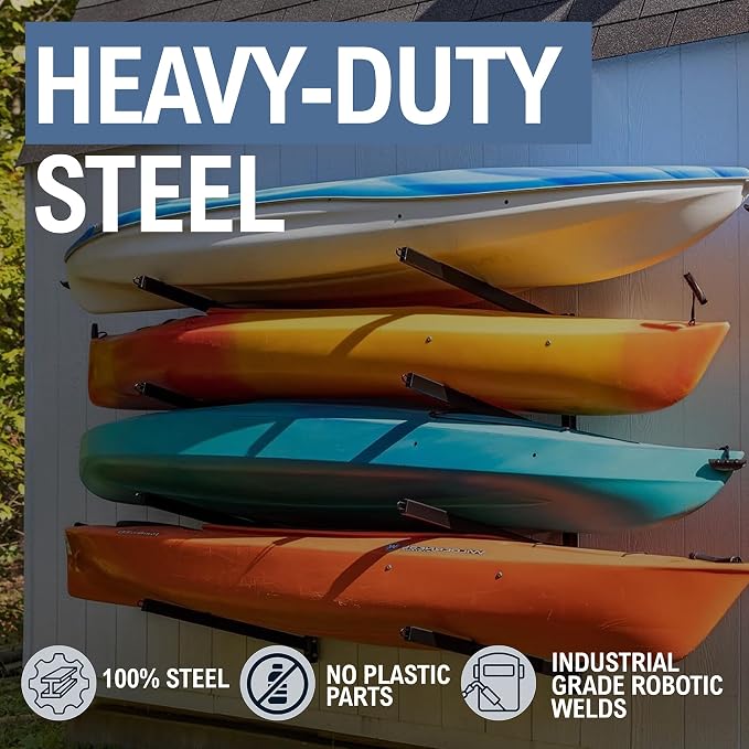 StoreYourBoard G-Kayak Wall Rack – Heavy-Duty Outdoor Kayak Rack - Image 4
