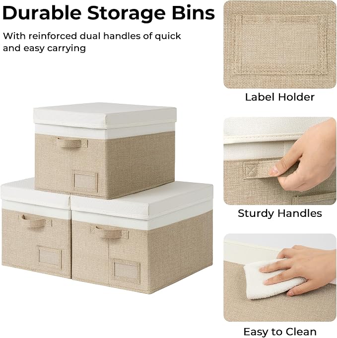 GRANNY SAYS Storage Bins with Lids, Storage Baskets - Image 5