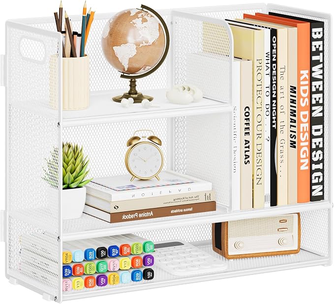 Marbrasse 3-Tier Desk Shelf Organizer by Marbrasse