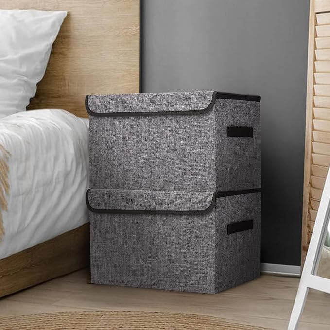 Large 42 Quarts Fabric Storage Bins - Image 7