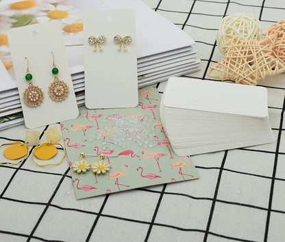 Twavang Earring Card Holder Set, 100 Pairs Clear Earring Backs - Image 6