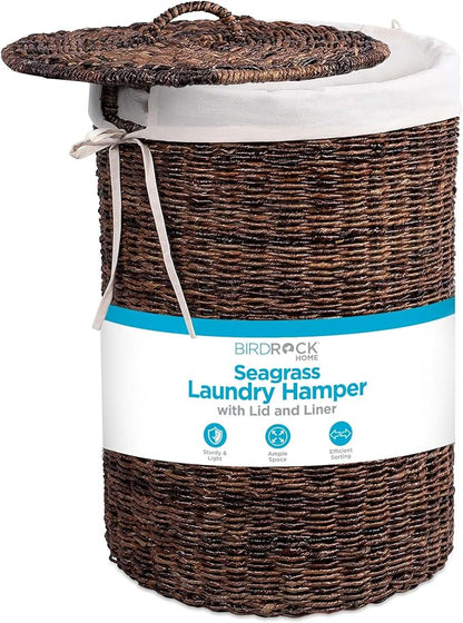BIRDROCK HOME Seagrass Laundry Hamper by BIRDROCKHOME
