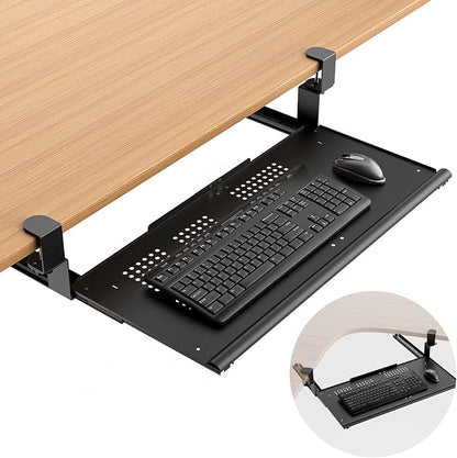 Keyboard Tray Under Desk by Unknown