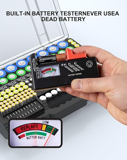 Battery Organizer Storage Holder Box Case - Image 5