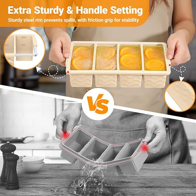 Silicone Freezer Molds for Soup - Image 4