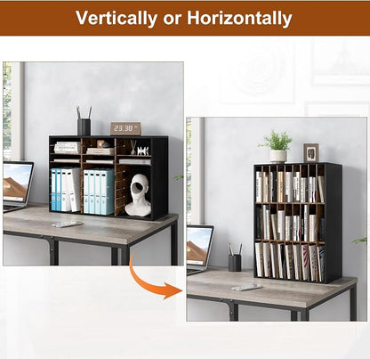 Literature Organizer 27 Slots Wooden Mailboxes - Image 4