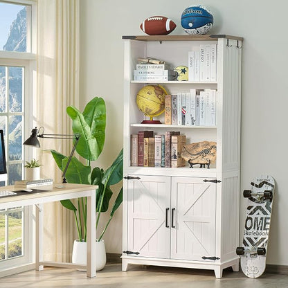5 Tier Bookshelf 70in Tall Bookcase - Image 3