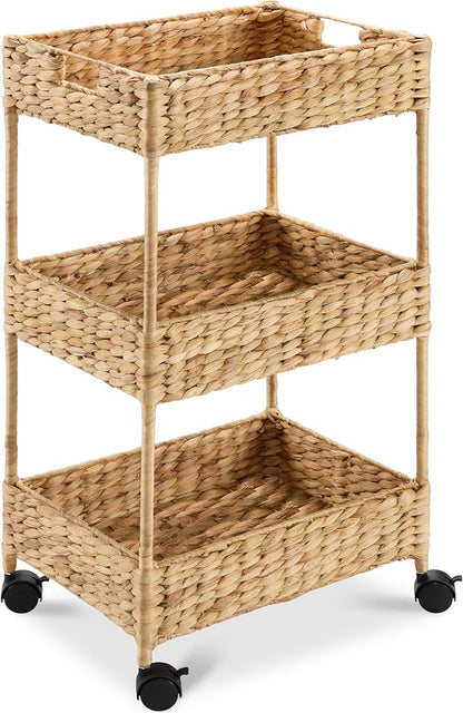Best Choice Products 3-Tier Water Hyacinth Rolling Nursery Caddy w/Wheels by Unknown