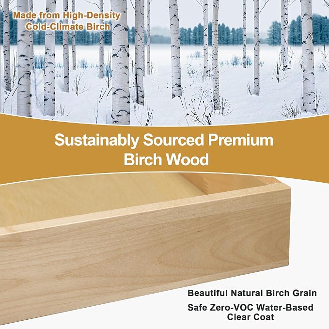 ALINE FURNITURE Birch Pull Out Drawers - Image 5