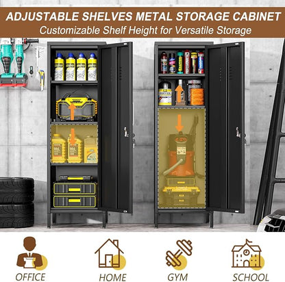 pozdeg 47.24" Metal Storage Locker - Image 7