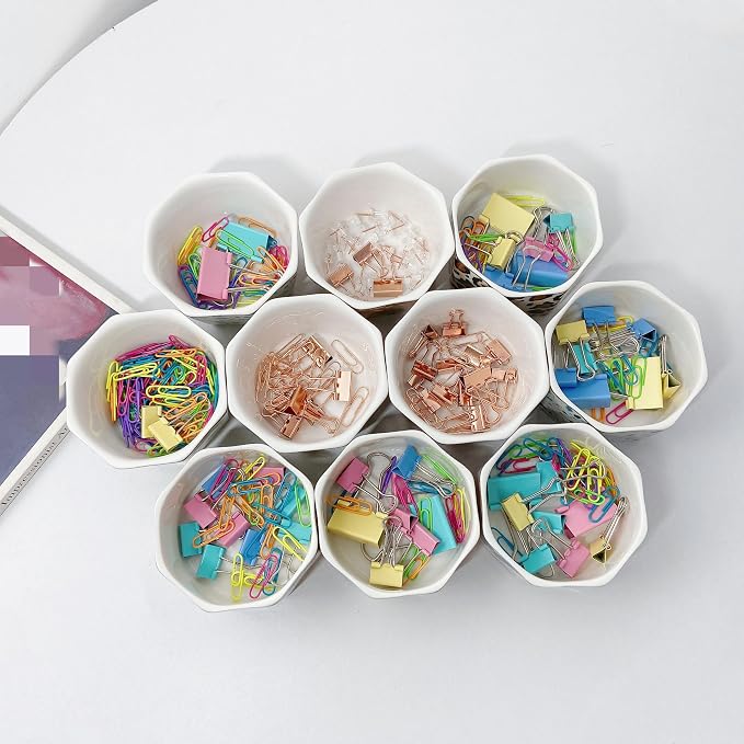 Paper Clip Holder Ceramic Paper Clip Holders Paperclips Holder Dispenser Cute - Image 5