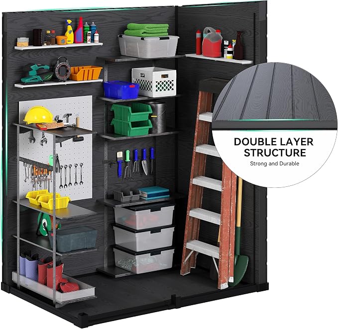 DWVO 5x3 FT Outdoor Storage Shed - Image 6