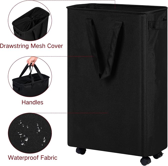 efluky Slim Laundry Hamper - Image 4