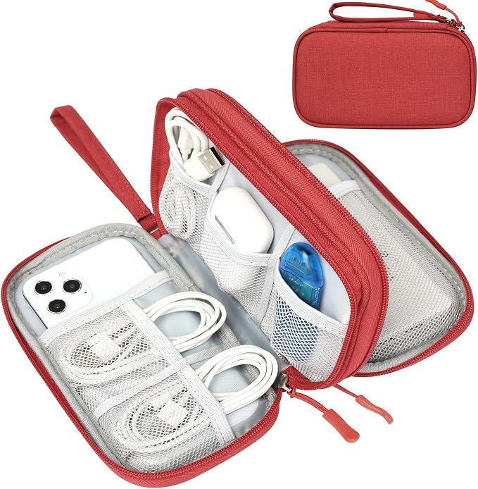 FYY Travel Cable Organizer Pouch Electronic Accessories Carry Case Portable by FYY