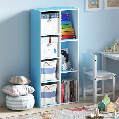 Furinno LUDER Book Shelf, 7-Cube Bookshelf, Bookcase - Image 2