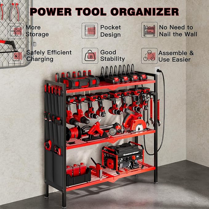Large Power Tool Organizer Cart - Image 2