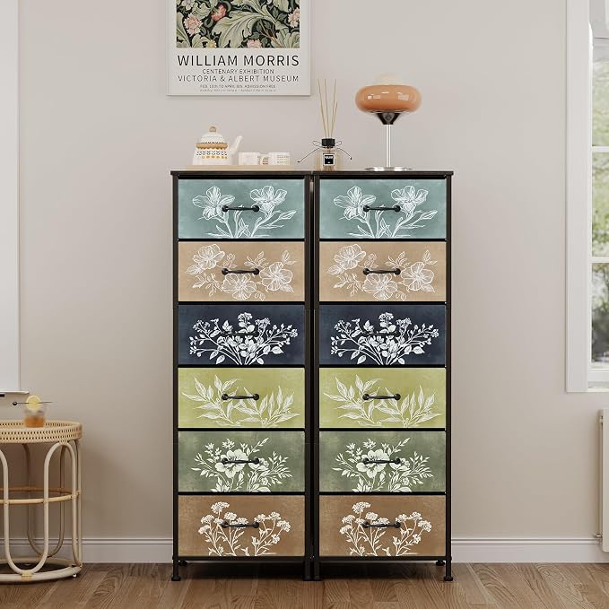 Tohomeor Vintage Dresser Vertical Nightstand - Image 6