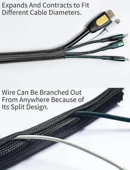 Cable Management Split Wire Loom Sleeve - Image 5