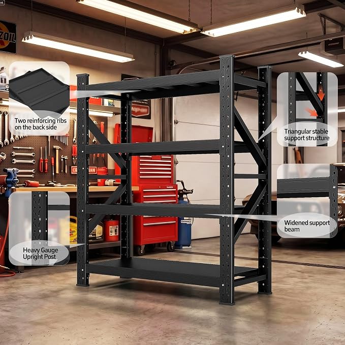 60" W Garage Shelving Heavy Duty - Image 3