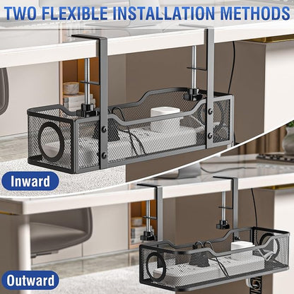Under Desk Cable Management Tray - Image 5