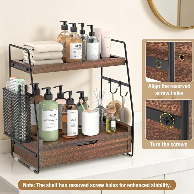2-Tier Bathroom Counter Organizer - Image 6