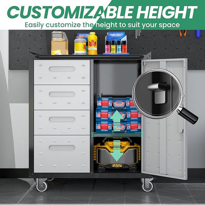 Garage Cabinet System | Heavy Duty Steel All-in-One Modular Garage Cabinet Set - Image 7