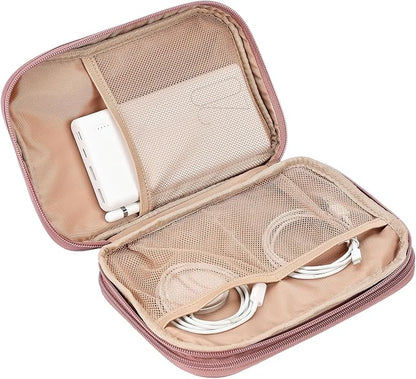 NISHEL Travel Cord Organizer Case, Double Layers Tech Electronic Bag, Essentials - Image 4