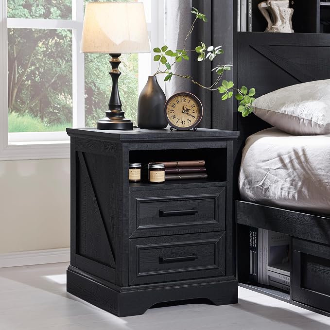 ACCOHOHO 18" Farmhouse Nightstand by ACCOHOHO