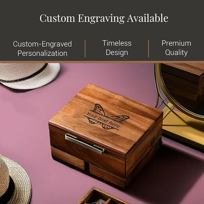 Shanik Wooden Jewelry Box for Women – Elegant Organizer - Image 4