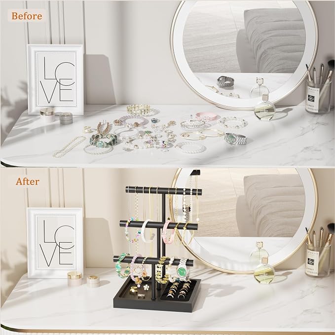 SZQINJI Bracelet Holder Display Organizer Stand, Necklace Holder Jewelry Holder - Image 7