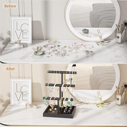 SZQINJI Bracelet Holder Display Organizer Stand, Necklace Holder Jewelry Holder - Image 7