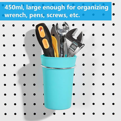 FRIMOONY Pegboard Hooks, with Bins, Peg Locks, - Image 6