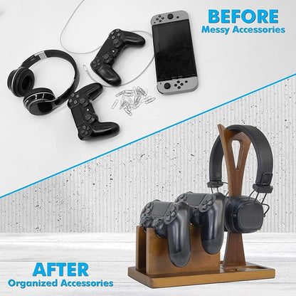 Game Controller Holder Gifts for Gamers to Organize Gaming Accessories & - Image 4