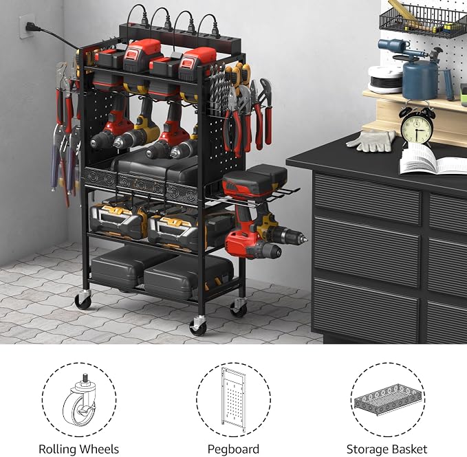 CCCEI Power Tool Organizer Cart - Image 4